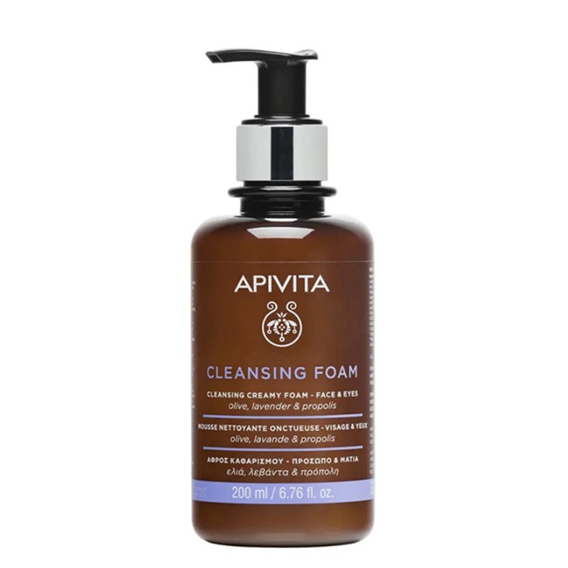 Apivita Cleansing Foam For Face & Eyes 200ml