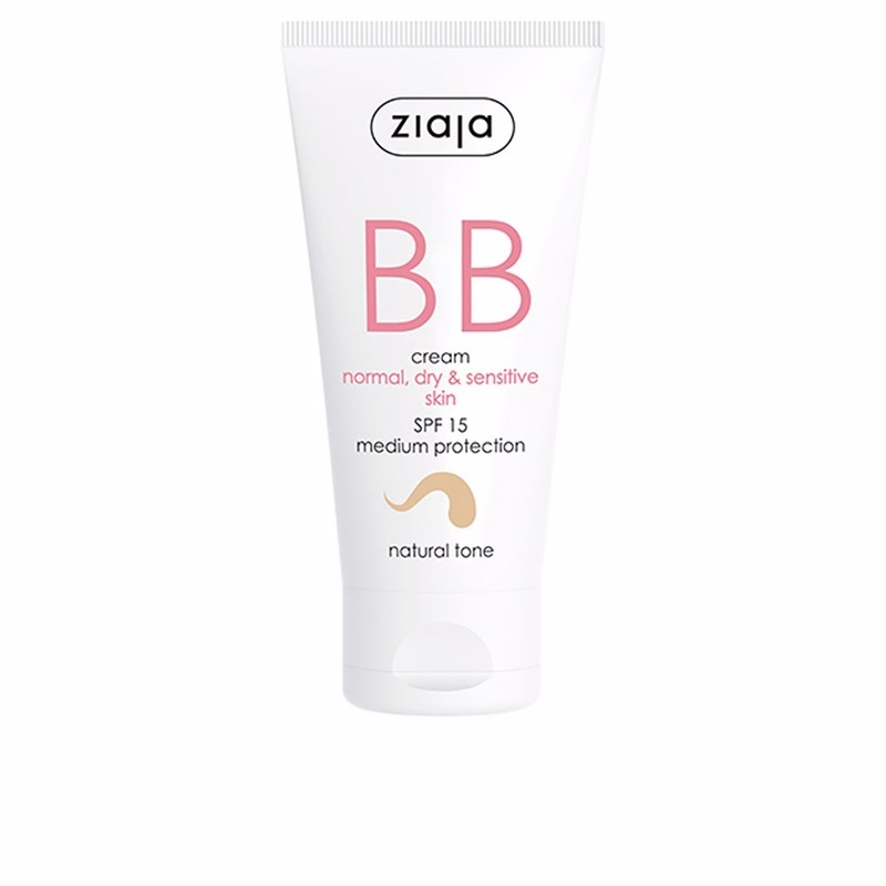 Ziaja BB Cream Normal, Dry and Sensitive Skin SPF15 Natural Tone 50ml
