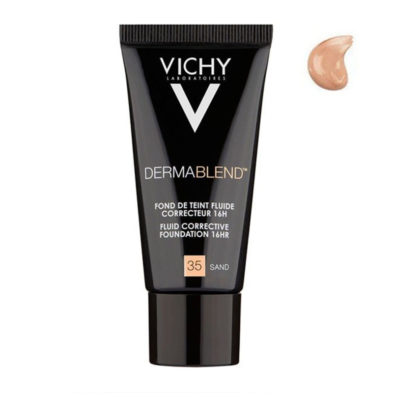 Vichy Dermablend Fluid Corrective Foundation 30ml Color: 35 Sand