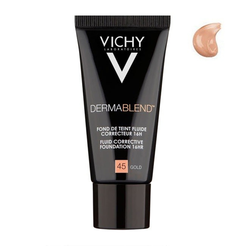 Vichy Dermablend Fluid Corrective Foundation 30ml Color: 45 Gold