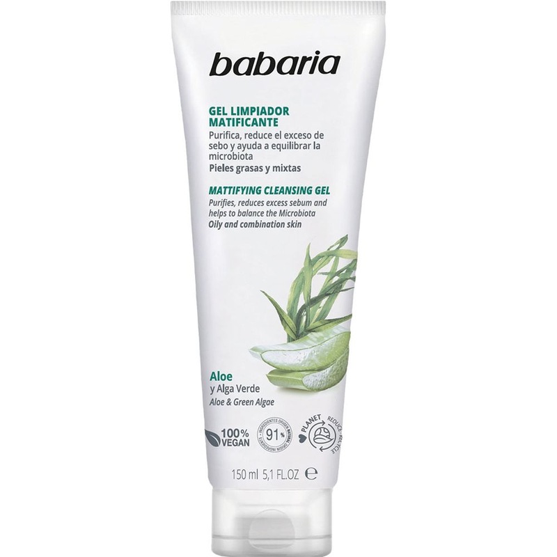 Babaria Aloe Vera Mattifying Facial Cleansing Gel 150ml
