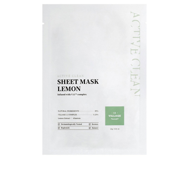 Village 11 Factory Active Clean Sheet Mask Lemon 23g