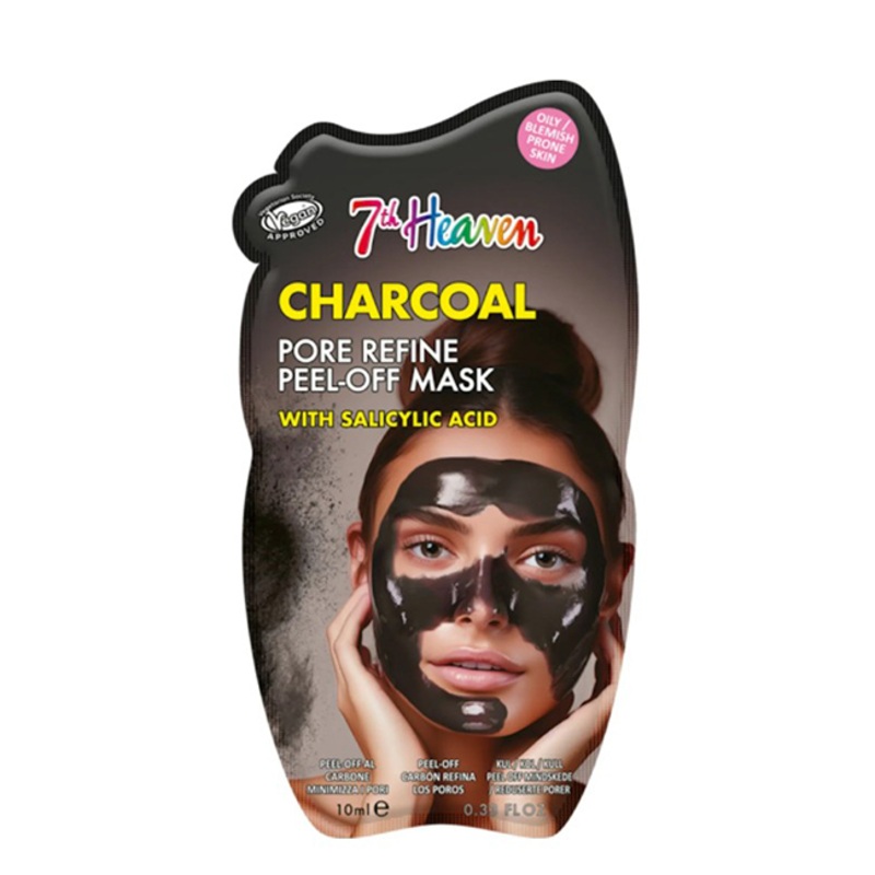 7th Heaven Charcoal Pore Refine Peel-Off Mask 10ml