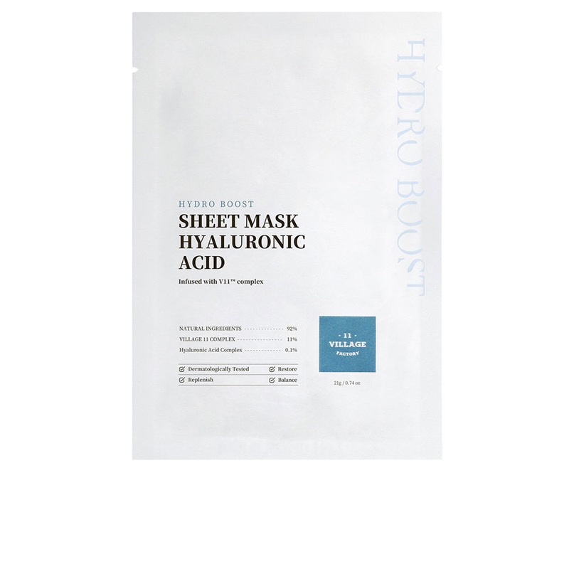 Village 11 Hydro Boost Sheet Mask Hyaluronic Acid 23g