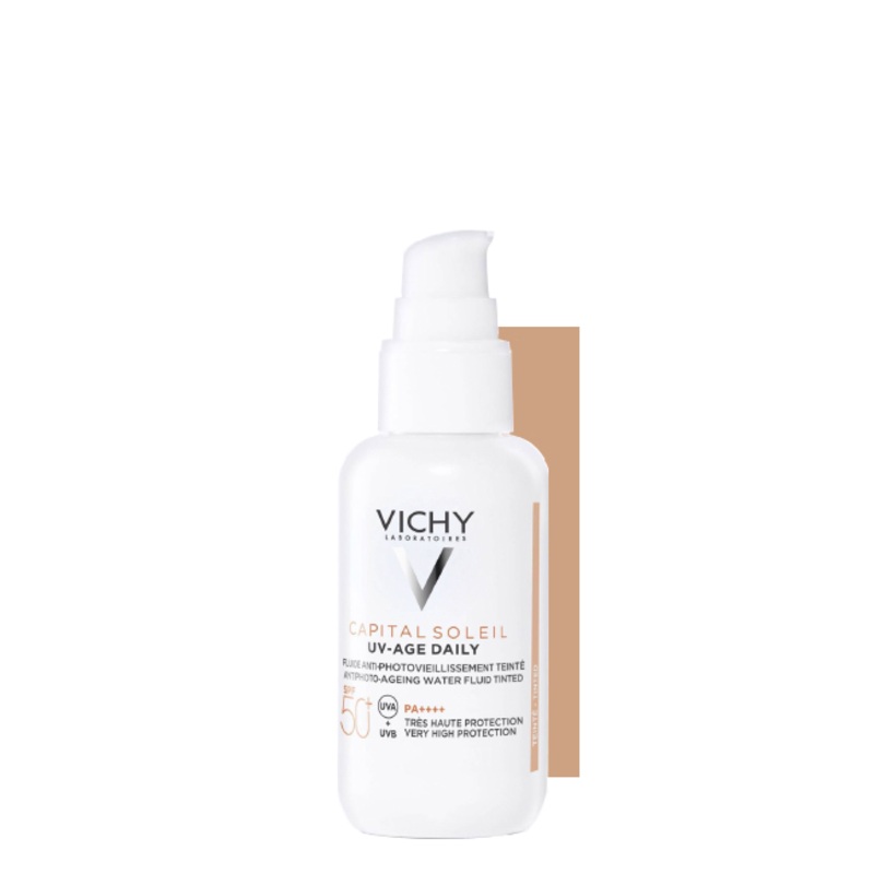 Vichy Capital Soleil UV-Age Daily Water Fluid with Color SPF50+ 40ml