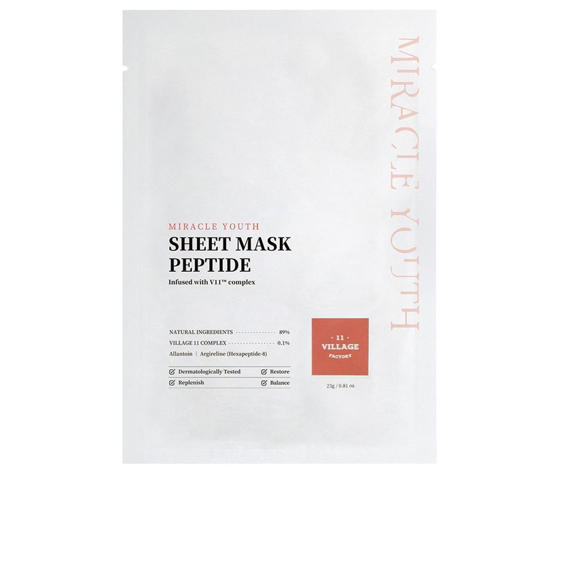 Village 11 Factory Miracle Youth Sheet Mask Peptide 23g