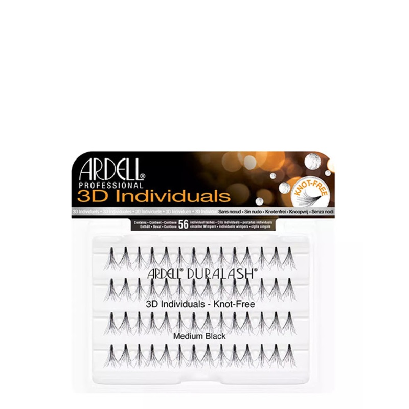 Ardell 3D Individuals Knot-Free Lashes Medium Black x56