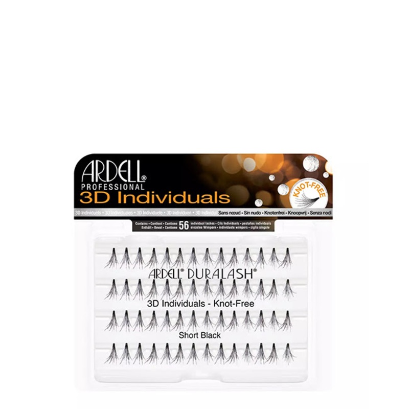 Ardell 3D Individuals Knot-Free Lashes Short Black x56