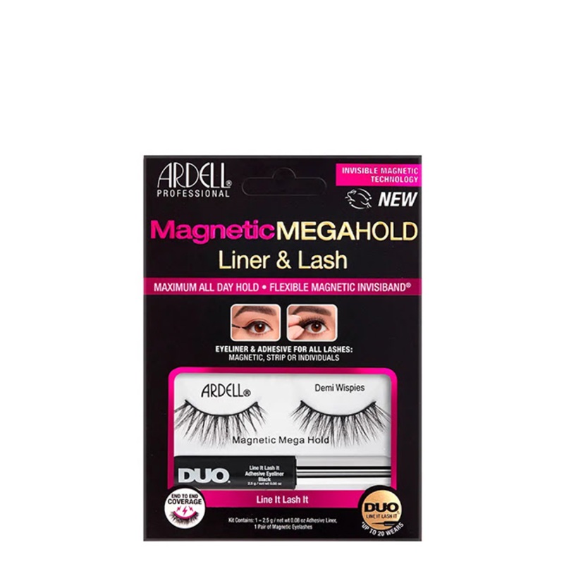 Ardell Magnetic Megahold Liner & Lash Demi Wispies Liner + False Lashes