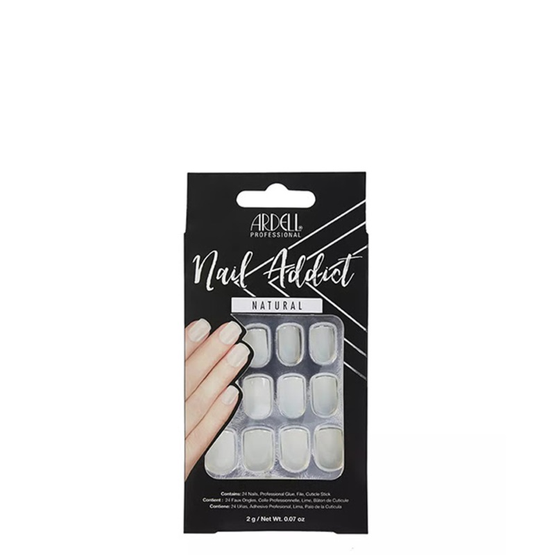 Ardell Nail Addict Premium Natural Squared x24