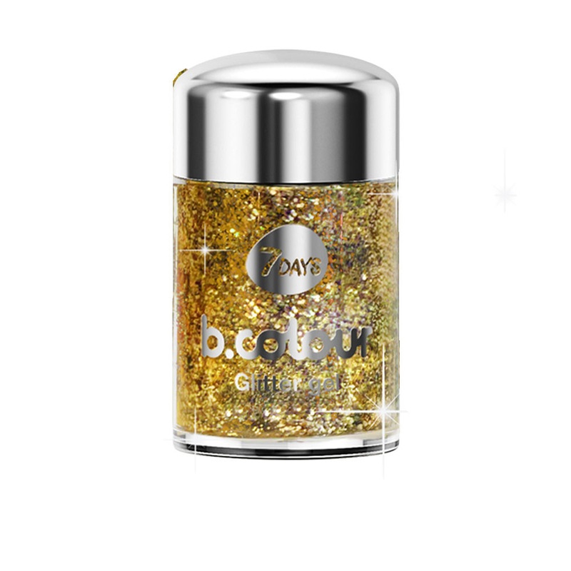 7days B.Colour We Facial And Body Glitter Gel Mini Color 01 Holiday Crush 10g