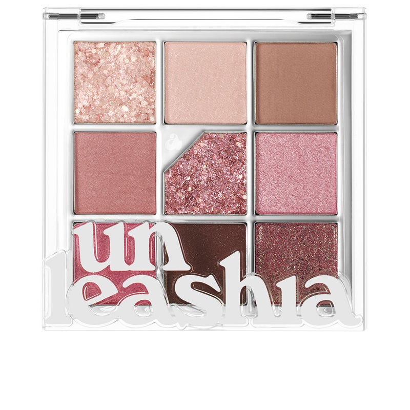 Unleashia Glitterpedia Eye Palette Color 5 All Of Dusty Rose 6.2g