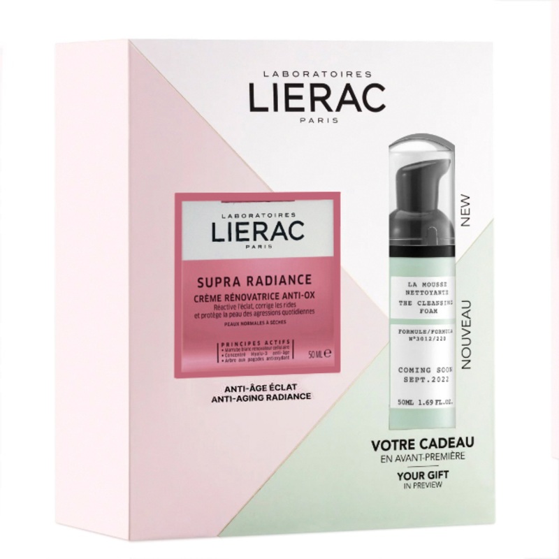 Lierac Supra Radiance Cream + Cleansing Foam Set