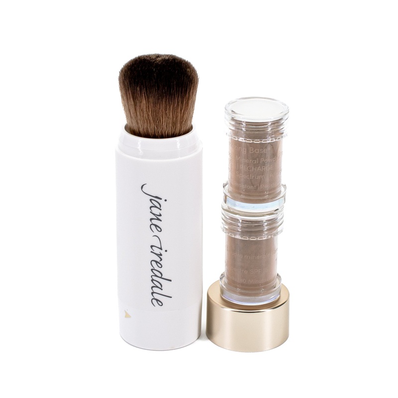 jane iredale Amazing Base Loose Mineral Powder Refillable Brush SPF15 COCOA 0.18oz – Imperfect Box