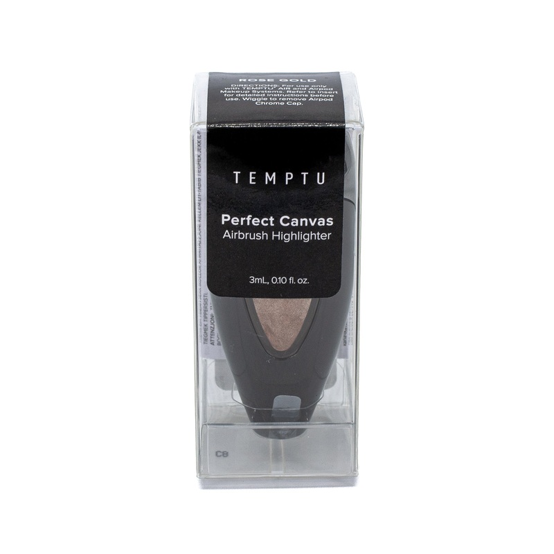 TEMPTU Perfect Canvas Airbrush Highlighter ROSE GOLD .10 fl oz – Imperfect Box