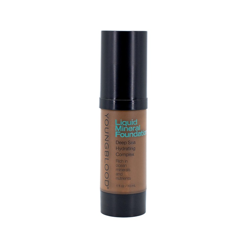 YOUNGBLOOD Liquid Mineral Foundation ESPRESSO 1oz – Imperfect Box