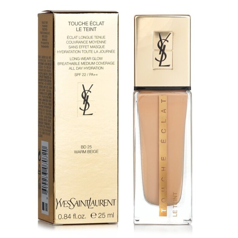 Touche Eclat Le Teint Long Wear Glow Foundation SPF22 Size: 25ml/0.84oz Weight: 0.14KG