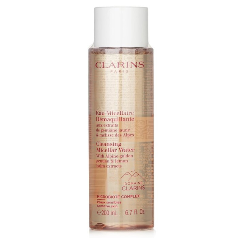 Cleansing Micellar Water With Alpine Golden Gentian & Lemon Balm Extracts – Sensitive Skin – 200ml/6.7oz