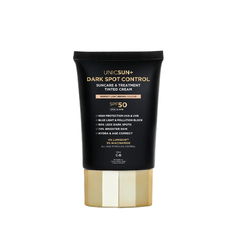 UNICSKIN-UNICSUN+ DARK SPOT CONTROL-PERFECT LIGHT BROWN-CREAM (International Shipping)