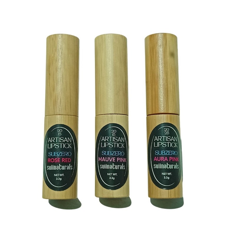 Suiinaturals Triple Natural  Lipstick Set A
