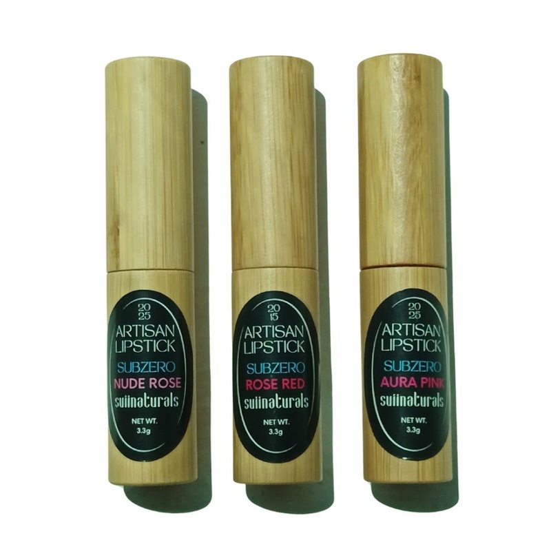 Suiinaturals Triple Natural  Lipstick Set B