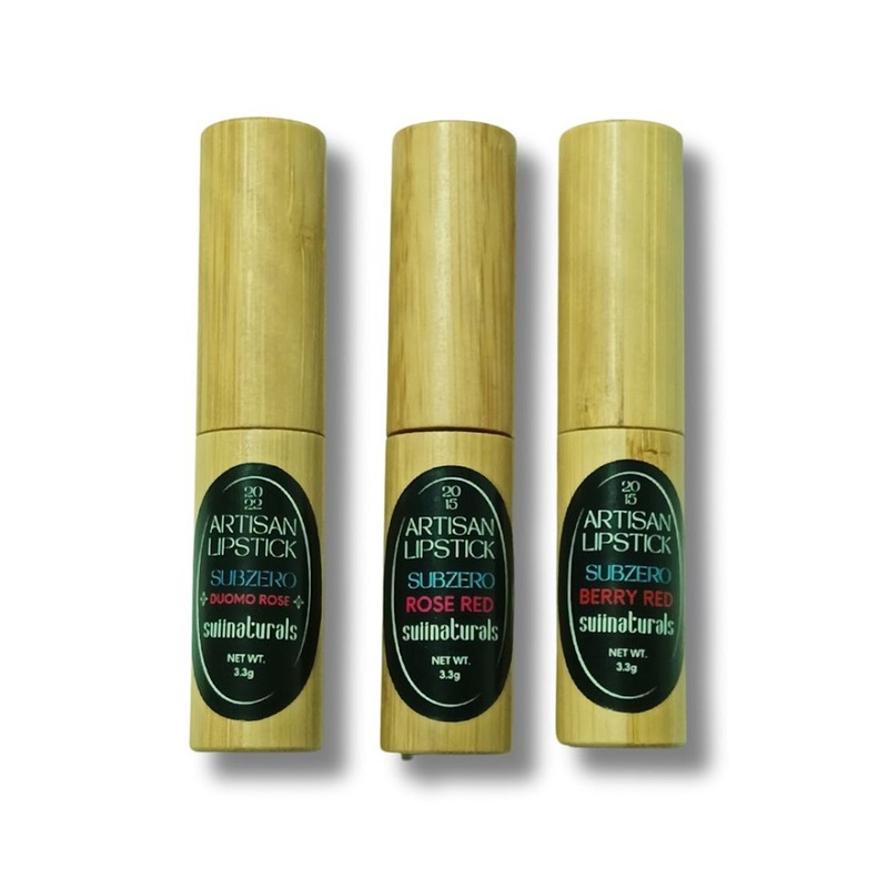Suiinaturals Triple Natural  Lipstick Set C