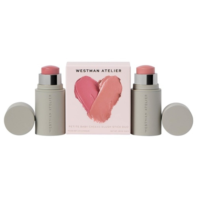 Westman Atelier Petites Baby Cheeks Blush Stick Duo – Petal and Chouchette