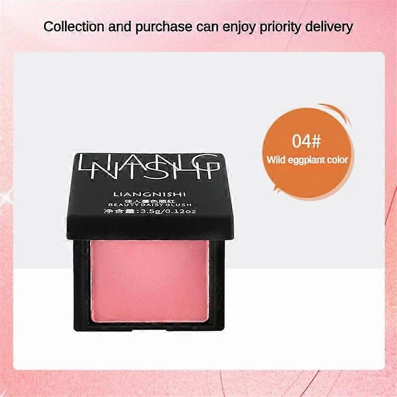 Blush Makeup Love Palette 4 Color Mineral Powder Peach Red Rouge Lasting Natural