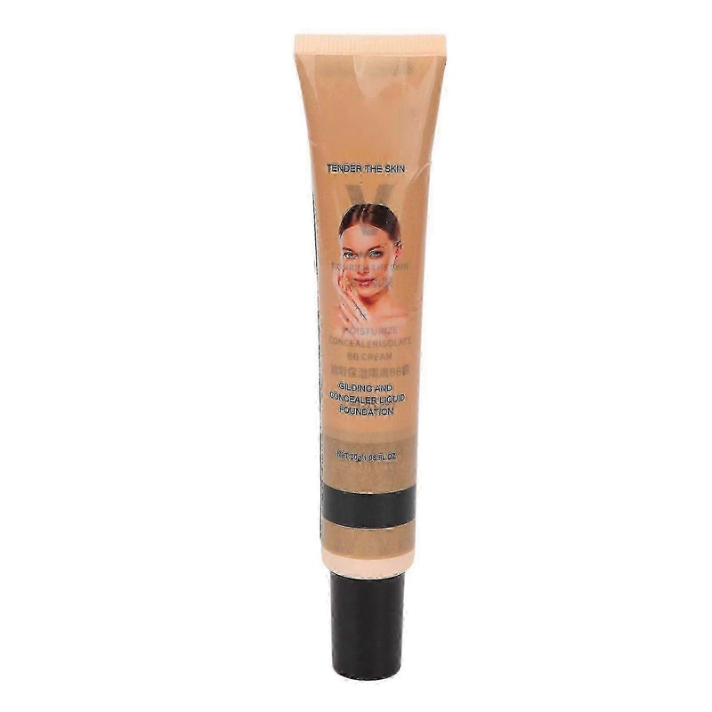 EELHOE Liquid Foundation Concealer Moisturizing 24 Hours Long Lasting Facial Makeup 30g Type 1 -3448841005025