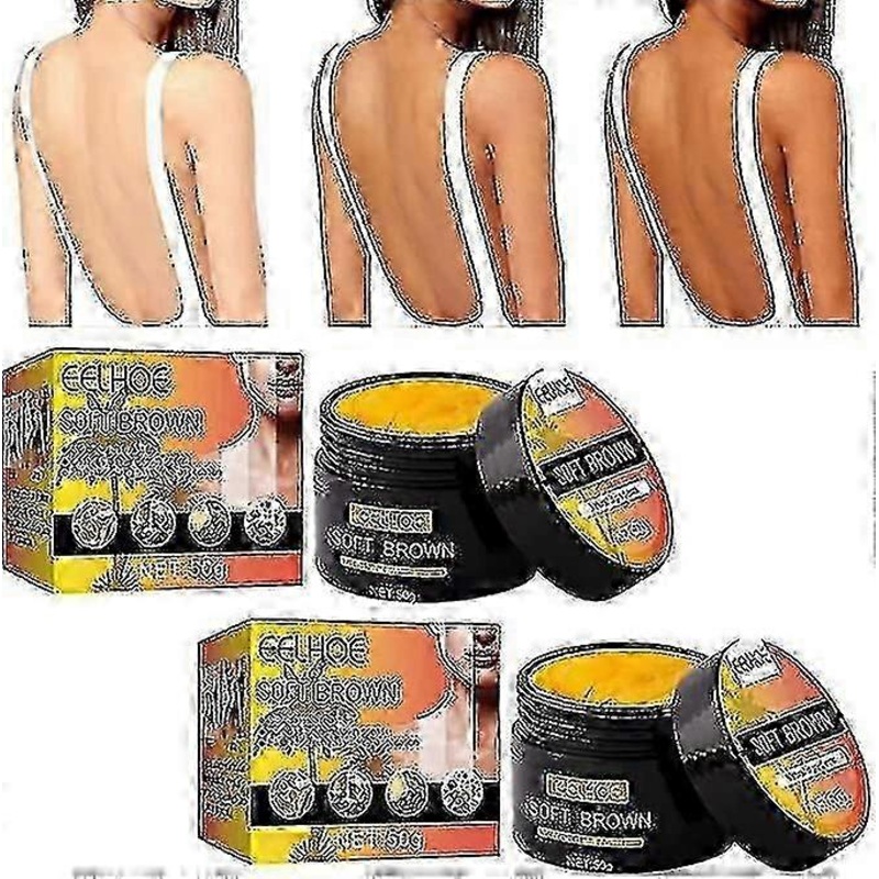 Eelhoe Soft Brown Tanning Gel (2pcs)- -3406875642777