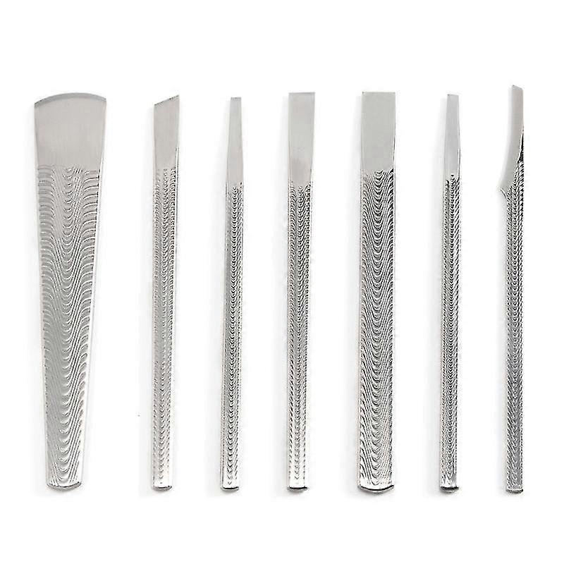 New Professional Pedicure Knife Kits, Professional Stainless Steel Planer Blades Callus Remover Pedicure 7 Piece Set