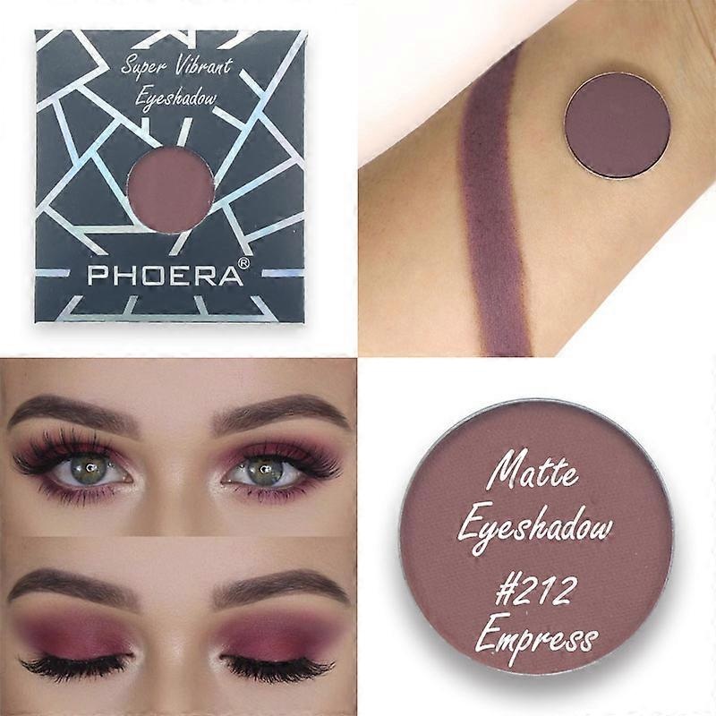 PHOERA 12 Color Natural Matte Eye Shadow Make up Palette Matte Shimmer Pigmented Eye Shadow