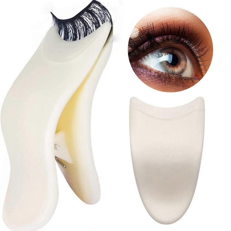 Portable Makeup ToolFalse Eyelashes Applicator Tool2 Pack Makeup Safe New White Novice Friendly Eyes