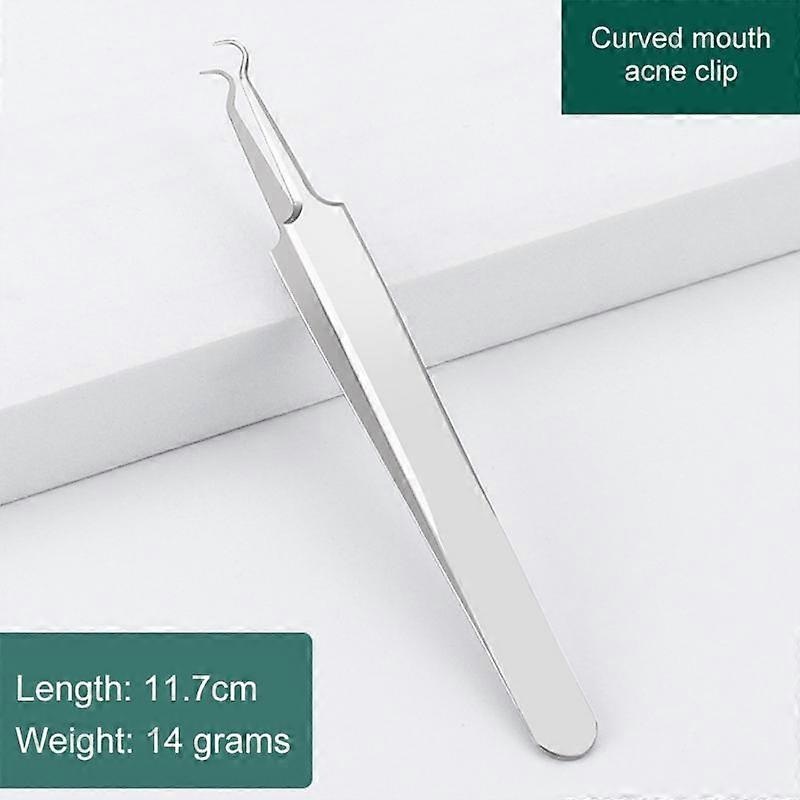 1/4/5/8pcs Acne Pimples Removal Needle Stainless Steel Blackhead Remover Tweezers