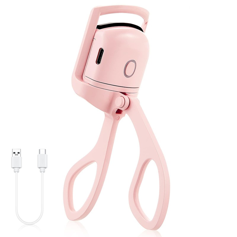 100% New,Eyelash Curlers Makeup Fast Mini Long-lasting Curling USB Charging