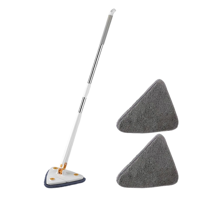 360 Rotatable Adjustable Cleaning Mop Wet & Dry Dual Use Triangle Free Hand Wash