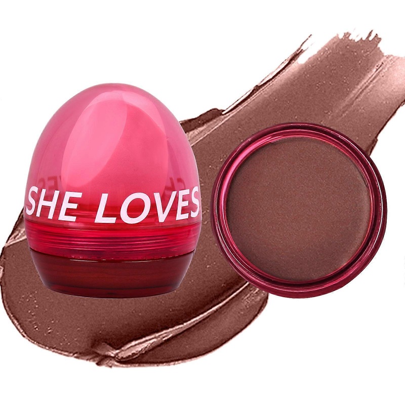 Blush Cream Makeup Blush with Sponge Blender Cheek Contouring Blush Cosmetic Blusher Cream Makeup  F