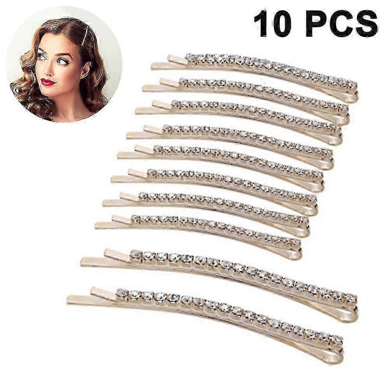 10 Pieces Shiny Hair Clips, Hair Clips With Sweet Hair, Hair Accessories With