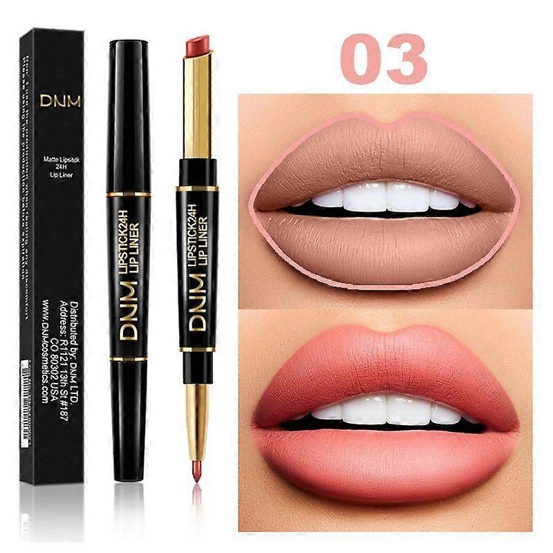 1PC Waterproof Matte Lipstick Pencil Lip Liner Makeup Contour Tint Sexy