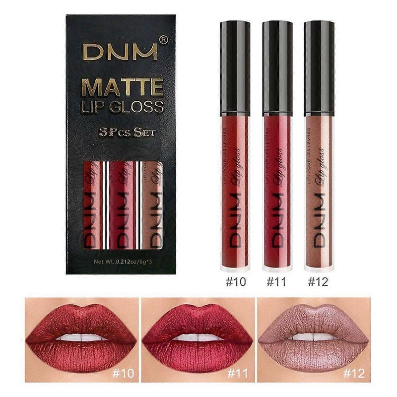 4 Colors Makeup Lipstick Cosmetics Lipstick Set Lip Tint Lip Gloss Waterproof
