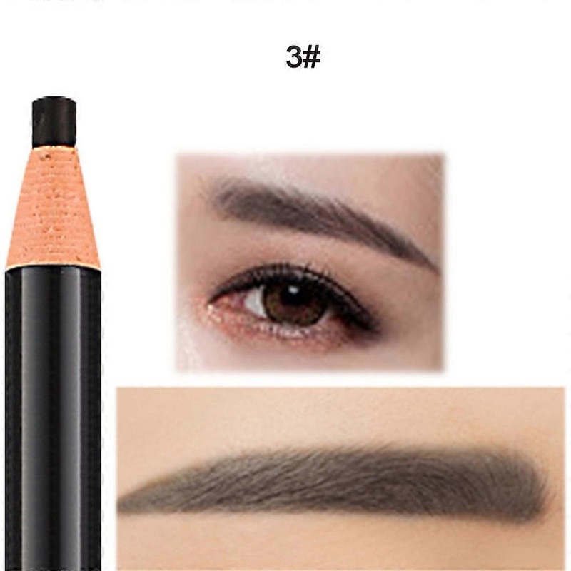 5 Colors Double Headed Eyebrow Pencil Waterproof Lasting Rotary Automatic Eyebrow