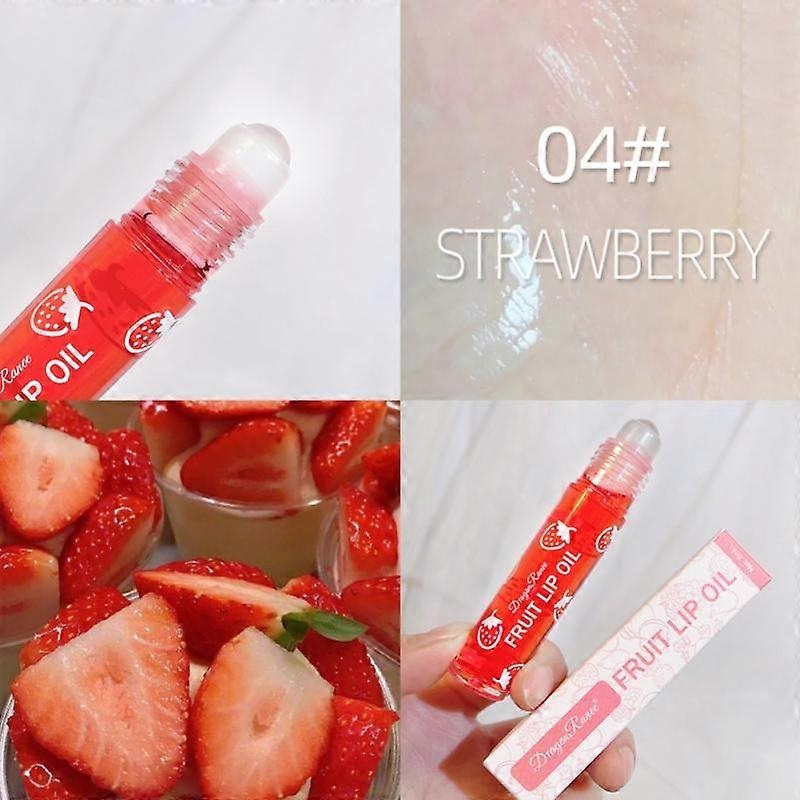 Mirror Water Lip Oil Ransparent Lip Gloss Moisturize Roll Bead Design Base