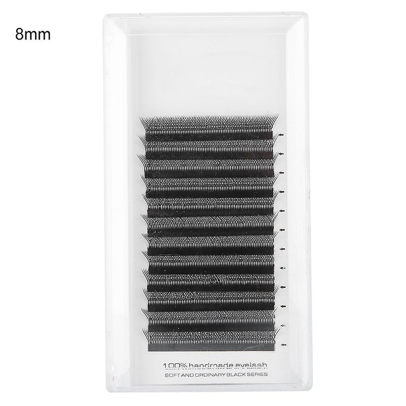 0.07mm W-Shaped False Eyelashes Eyelash Extension Grafting False Lashes (D Curve)8mm