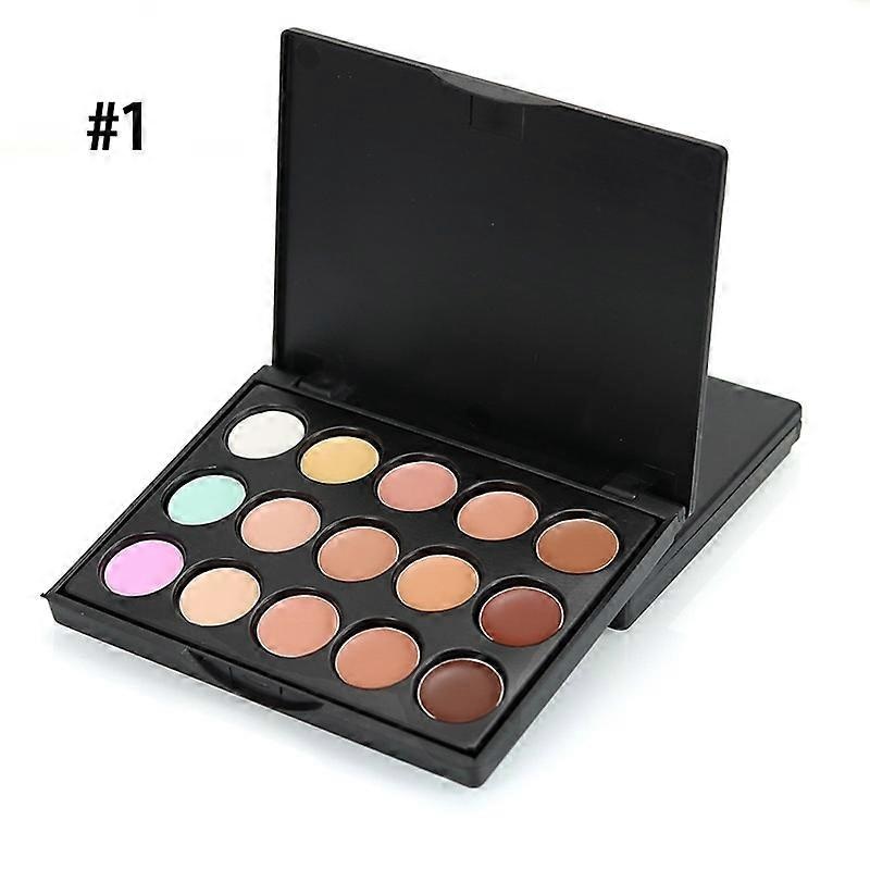 15colors Concealer Pallete Facial Contouring Cream Cover Acne Spots Makeup