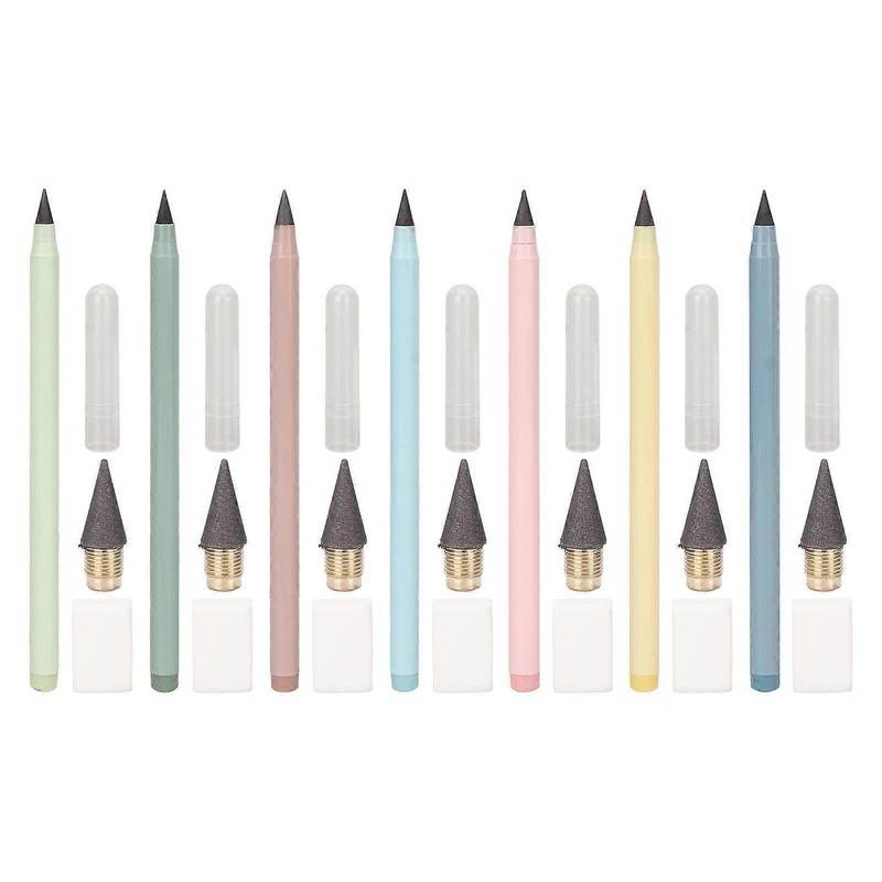 2025 Latest Model  7 Sets Inkless Pencil Bright Colors Everlasting Pencil with