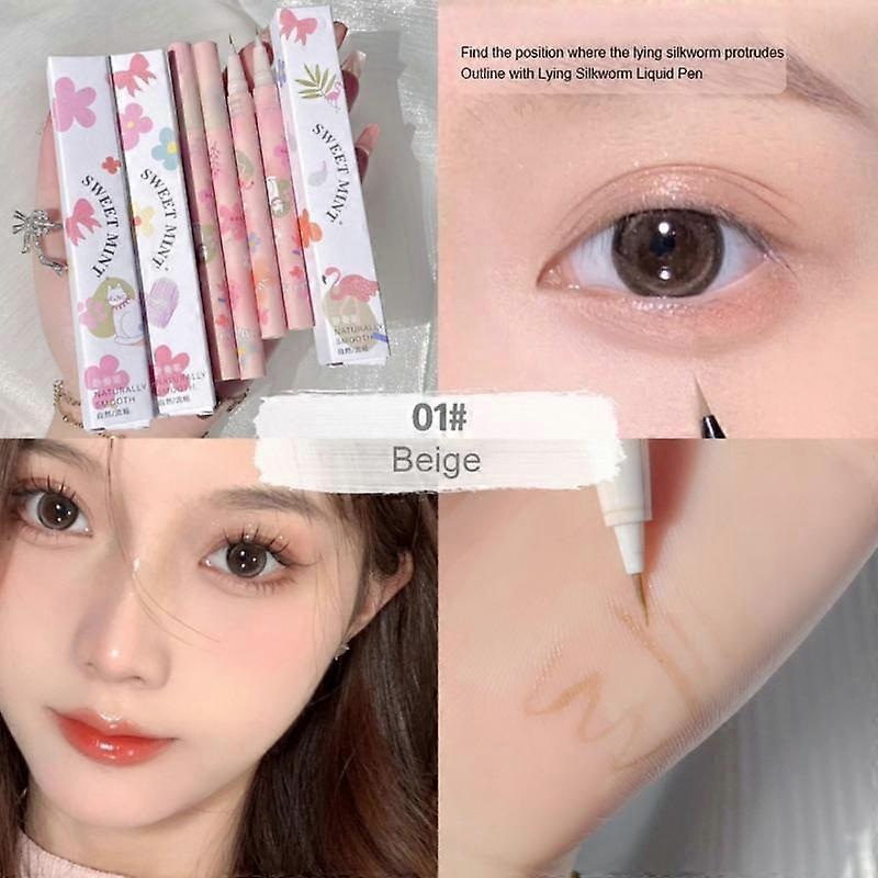 Super Thin Eyeliner Lying Silkworm Pen Smooth Quick Dry Natural Eyeliner