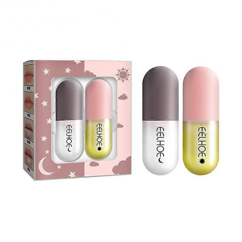 Waterproof Volumizing  Lip Oil Lip Gloss Capsules Glossy Transparent Moisturizing