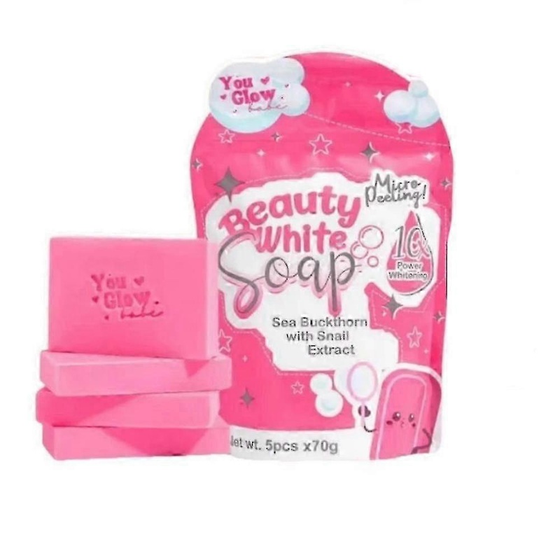 You Glow Babe Beauty White Soap – 5 Bars for Radiant UK Skin