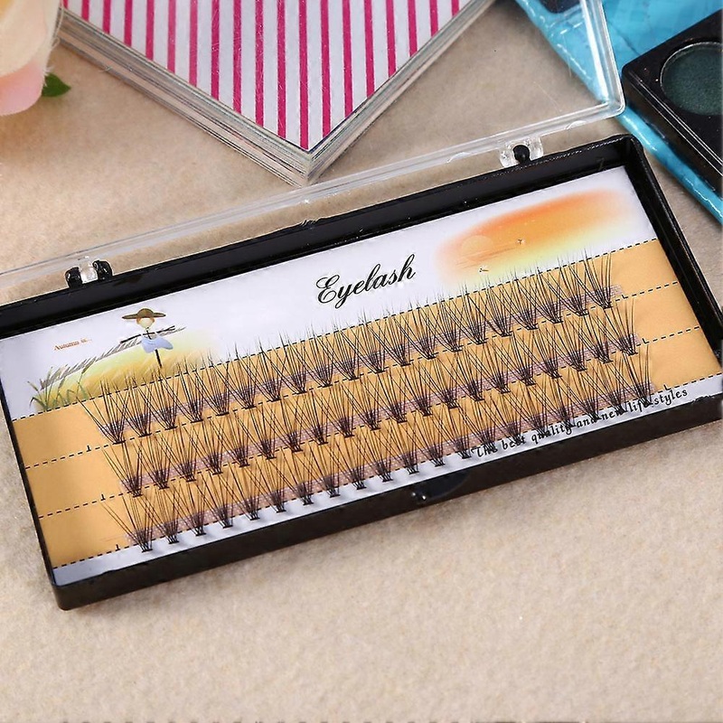 Natural Soft 0.15mm Volume Fans False Eyelashes 12mm 60pcs Tray
