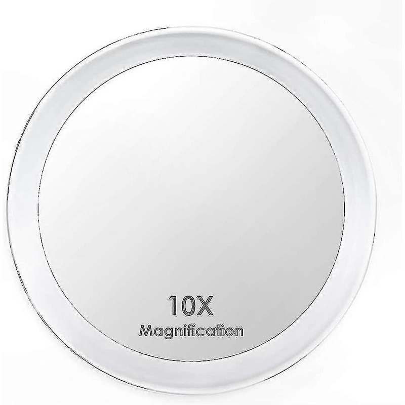 10x Magnification Makeup Mirror with 3 Suction Cups for Easy Installation